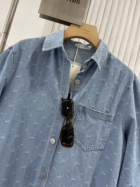 Oversize Denim Shirt Dress